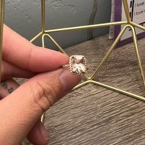 SZ 4.5 Morganite Ring